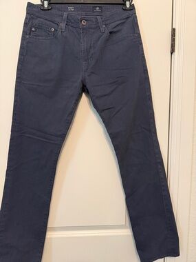 Ag Adriano Goldschmied Slim Fit Jeans in Navy